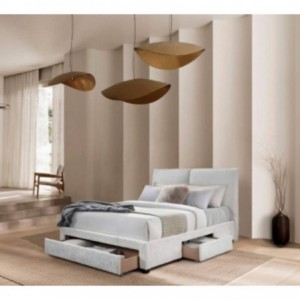 Cama Carla c/ Gavetas e Estrado Incl. + Colchão Opc.