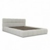 Cama de Casal Estofada Florbela + Estrado, Sistema Elevatório e Fundos + Colchão Opc.