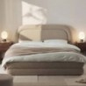 Cama Estofada Salomon + Colchão Opc.