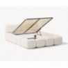 Cama Estofada Kali c/ Estrado, Sistema Elevatório Inc + Colchão Opc.