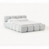 Cama Estofada Kali c/ Estrado, Sistema Elevatório Inc + Colchão Opc.