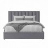Cama Estofada Delmonte c/ Estrado e Sistema Elevatório Inc. + Colchão Opc.