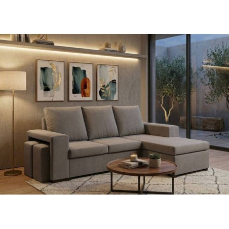 Sofá 2L + Chaise Barcelona (280x150cm)