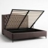 Cama Titan + Estrado, Sistema Elevatório e Fundos + Colchão Opc.