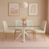 Mesa de Jantar Fixa Stacy 2 (140x80x75cm)
