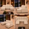 Sofá 2L c/ Dupla Chaise Best (240x150cm)