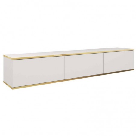 Base TV Suspensa c/ 3 Portas Oro