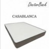 Cama de Casal Estofada Bárbara c/ Detalhes Dourado + Colchão Opc