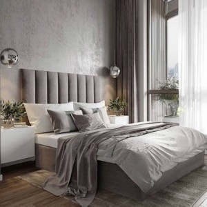 Cama Estofada Enigma + Colchão Opc.
