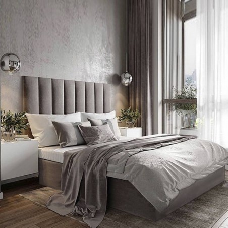 Cama Estofada Enigma + Colchão Opc.