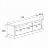 Estante Completa Chellen 342cm
