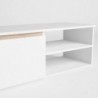 Estante Completa Eco (Branco Matte/Sahara)