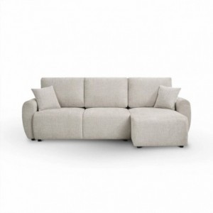 Sofá 2L + Chaise Long Reversível c/ Cama e Baú Filipinas (250x143cm)
