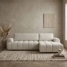 Sofá 2L + Chaise Long c/ Cama e Baú Amsterdam (267x162cm)