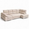Sofá Canto c/ Chaise Long e Cama Elvis Presley (200x350x150cm)