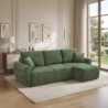 Sofá 2L + Chaise Long Reversível c/ Cama e Baú Filipinas (250x143cm)