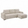 Sofá 2L + Chaise Long c/ Cama e Baú Georgia (261x163cm)