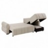 Sofá 2L + Chaise Long c/ Cama e Baú Georgia (261x163cm)