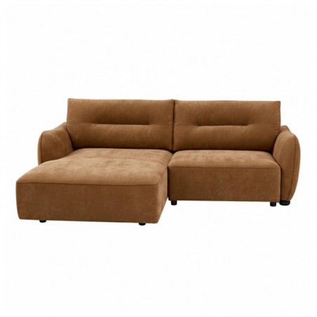 Sofá 1L + Chaise Long c/ Cama e Baú Indonésia (229x166cm)