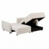 Sofá 1L + Chaise Long c/ Cama e Baú Indonésia (229x166cm)