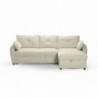 Sofá 2L + Chaise Long c/ Cama e Baú Busan (246x158cm)