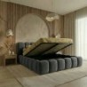 Cama Estofada Leonard + Colchão Opc.