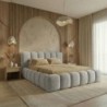 Cama Estofada Leonard + Colchão Opc.