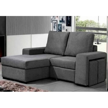 Sofá 1L + Chaise Long Reversível Capri (155x150cm)