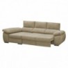 Sofá 2L + Chaise Long c/ Cama e Baú Atenas (280x145cm)