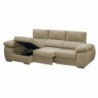 Sofá 2L + Chaise Long c/ Cama e Baú Atenas (280x145cm)