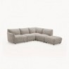 Sofá Canto c/ Chaise Long Berna (285x285cm)