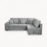 Sofá Canto c/ Chaise Long e Cama Ancara (260x187cm)