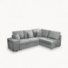 Sofá Canto c/ Chaise Long e Cama Ancara (260x187cm)