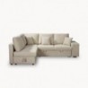 Sofá Canto c/ Chaise Long e Cama Ancara (260x187cm)