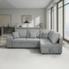Sofá Canto c/ Chaise Long e Cama Ancara (260x187cm)