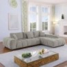 Sofá 2L + Chaise Long Islândia (298x207cm)