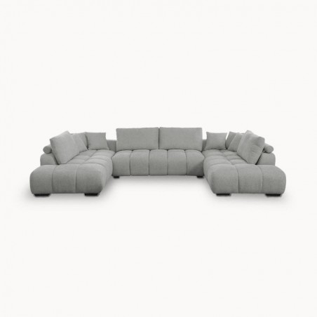 Sofá Canto c/ Dupla Chaise Long Islândia (370x207cm)