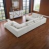 Sofá Canto c/ Dupla Chaise Long Islândia (370x207cm)