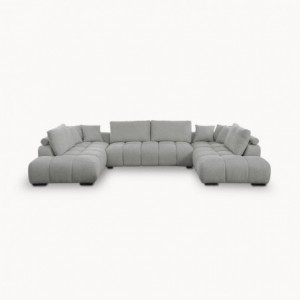 Sofá Canto c/ Dupla Chaise Long Islândia (370x207cm)