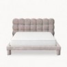 Cama Estofada Rafaela c/ Estrado Incluído + Colchão Opc.