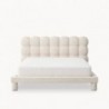 Cama Estofada Rafaela c/ Estrado Incluído + Colchão Opc.