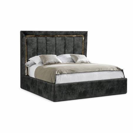 Cama Estofada Iris + Colchão Opc.