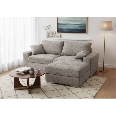Sofá 1L +  Chaise Long Reversível Dionísio (215x100cm)