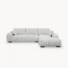 Sofá 2L + Chaise Long Islândia (298x207cm)