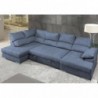 Sofá Canto c/ Chaise Long e Cama New York (150x350x200cm)