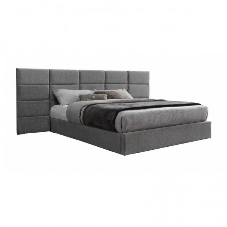 Cama Estofada Houston + Colchão Opc.
