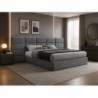 Cama Estofada Houston + Colchão Opc.