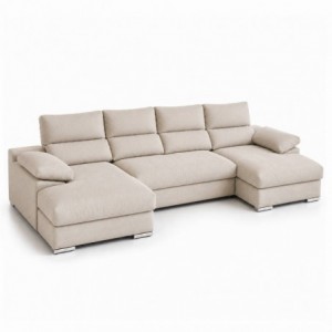 Sofá 2L c/ Dupla Chaise New York (380x150cm)