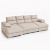 Sofá 2L c/ Dupla Chaise New York (380x150cm)