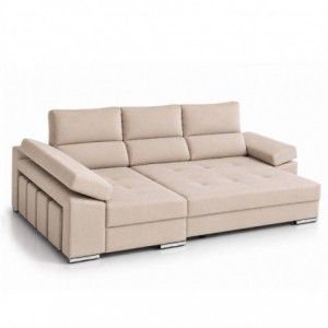 Sofá Cama 2L + Chaise Long Miami (270x150cm)